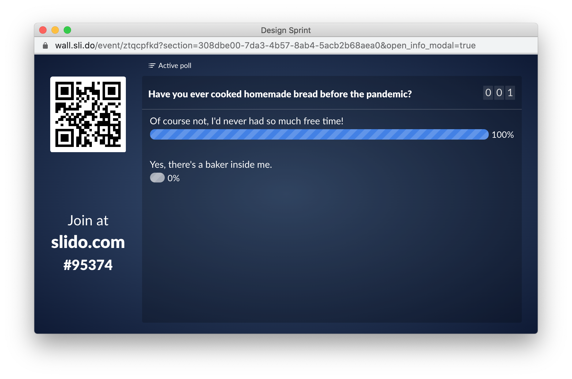 Sli.do Live Poll